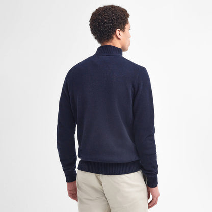 Barbour Essential Half Zip Jumper Navy
