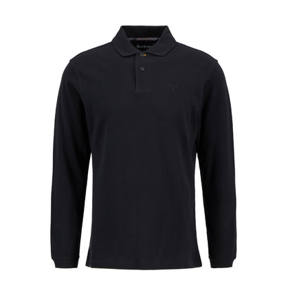 Barbour Essential L/S Polo Shirt Black