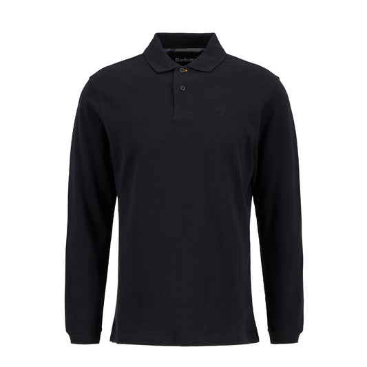 Barbour Essential L/S Polo Shirt Black