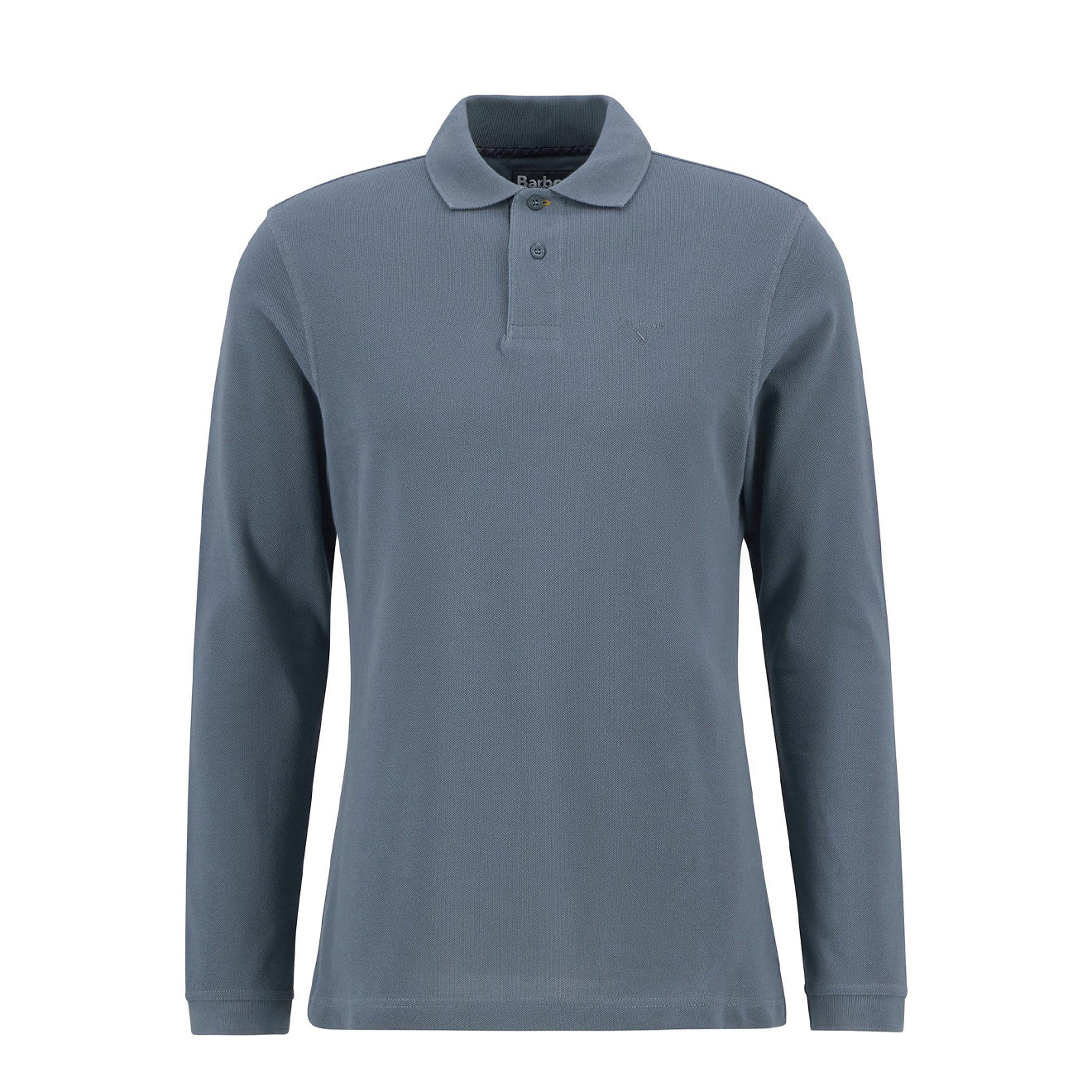 Barbour Essential L/S Polo Shirt Bluestone