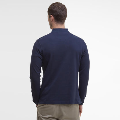 Barbour Essential L/S Polo Shirt Navy