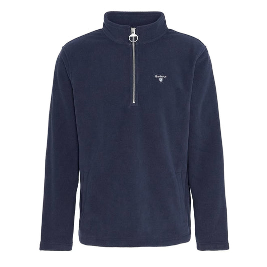 Barbour Essentials Half Zip Fleece Navy - The Sporting Lodge