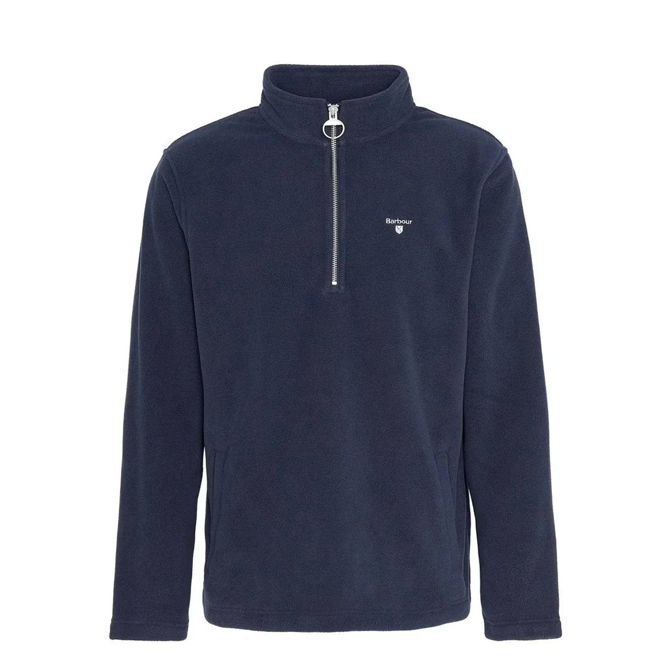 Barbour Essentials Half Zip Fleece Navy - The Sporting Lodge