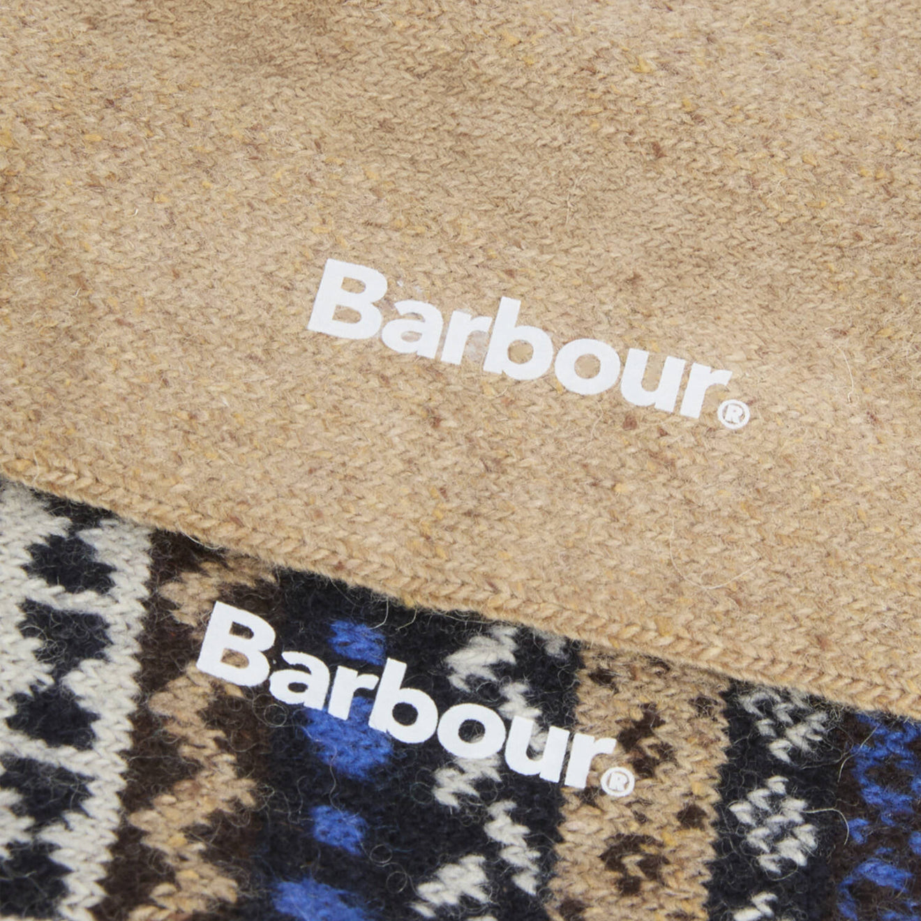 Barbour Fairisle Sock 2 Pack Birchwood