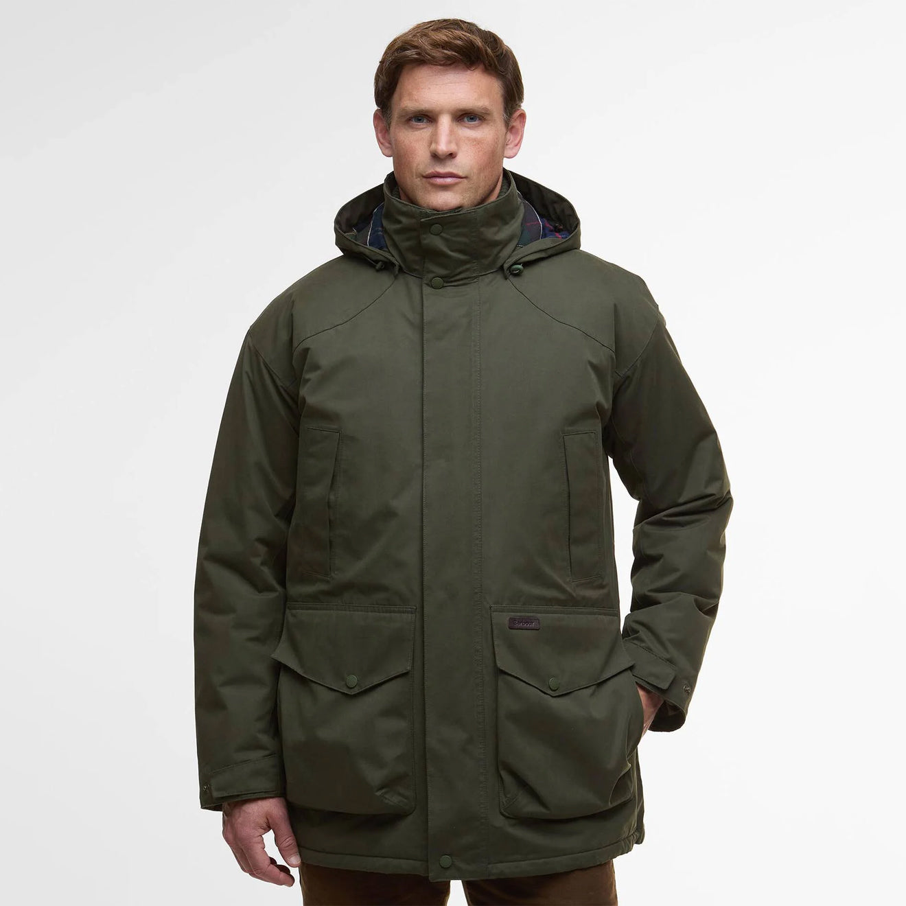 Barbour Farlam Waterproof Jacket Olive
