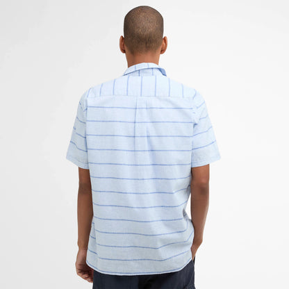 Barbour Faverdale Striped Summer Fit Shirt Blue