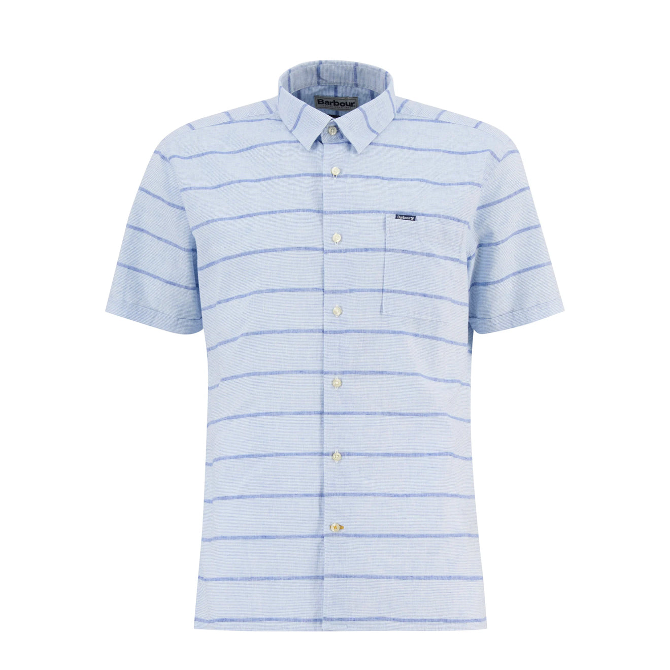 Barbour Faverdale Striped Summer Fit Shirt Blue