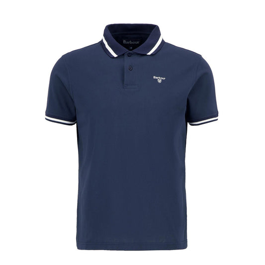 Barbour Ferrybridge Lightweight Tailored Fit Polo Shirt Navy