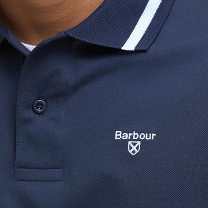 Barbour Ferrybridge Lightweight Tailored Fit Polo Shirt Navy - The Sporting Lodge