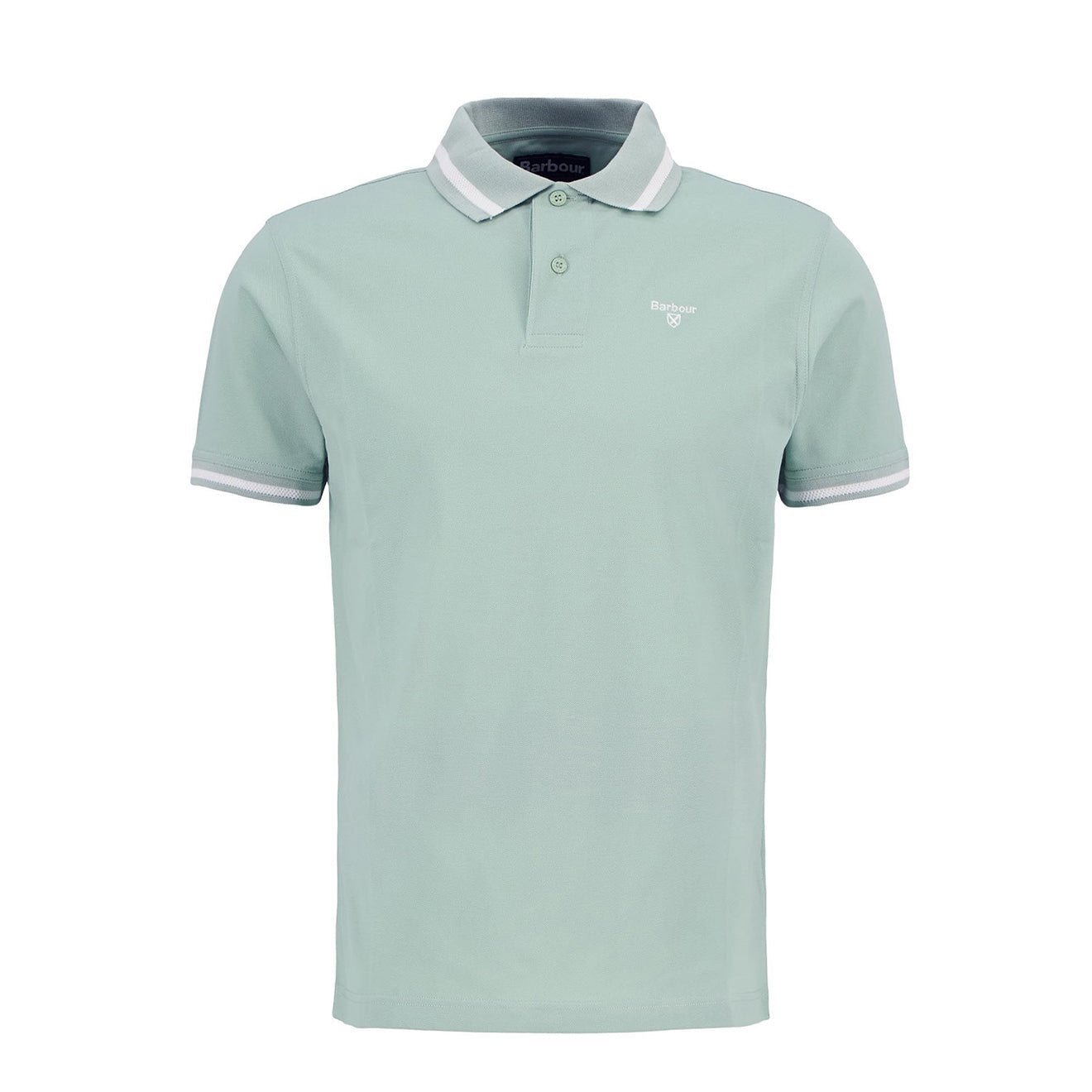 Barbour Ferrybridge Lightweight Tailored Fit Polo Shirt Pale Apple