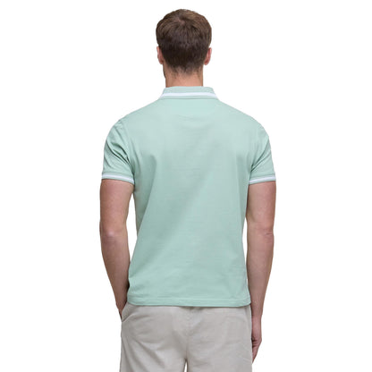 Barbour Ferrybridge Lightweight Tailored Fit Polo Shirt Pale Apple - The Sporting Lodge