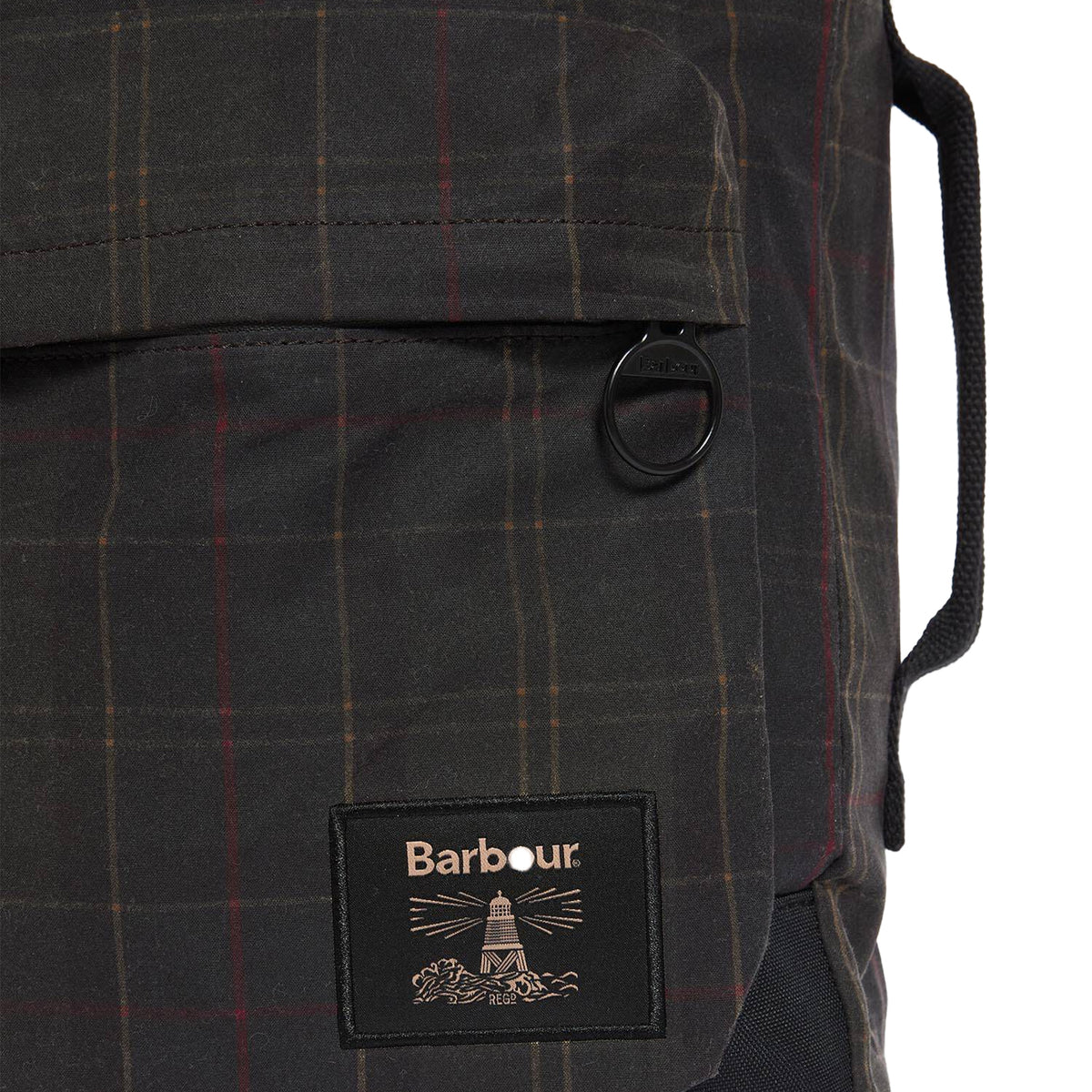 Barbour Field Tartan Backpack Dark Classic Tartan