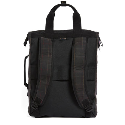 Barbour Field Tartan Backpack Dark Classic Tartan