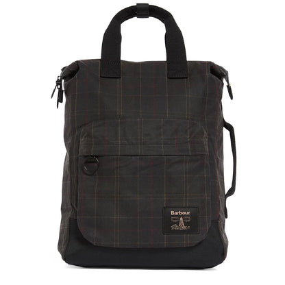 Barbour Field Tartan Backpack Dark Classic Tartan