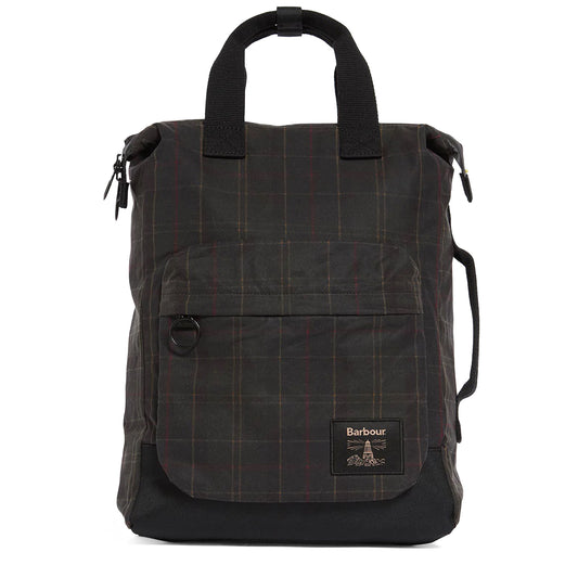 Barbour Field Tartan Backpack Dark Classic Tartan