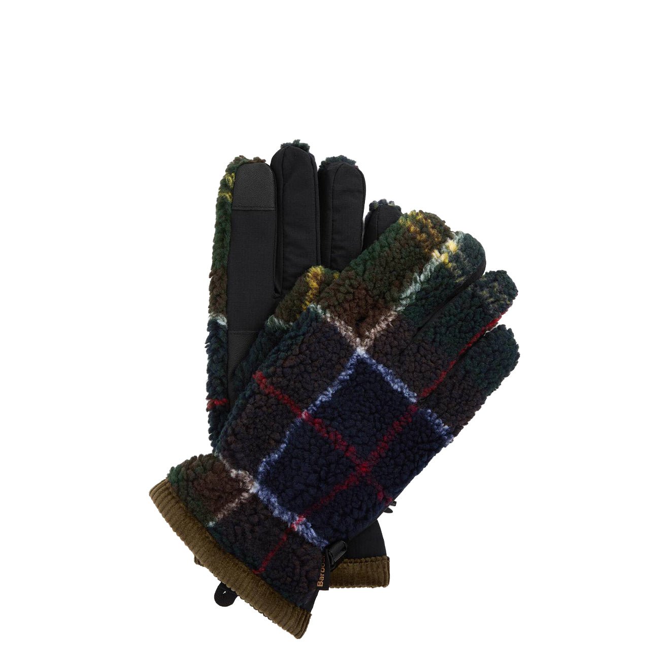 Barbour Field Tartan Fleece Gloves Classic Tartan - The Sporting Lodge