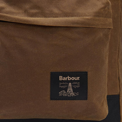 Barbour Field Wax Backpack Tan/Black - The Sporting Lodge