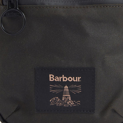 Barbour Field Wax Crossbody Bag Olive/Black - The Sporting Lodge