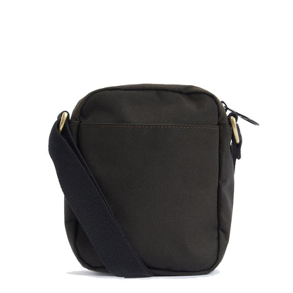Barbour Field Wax Crossbody Bag Olive/Black - The Sporting Lodge