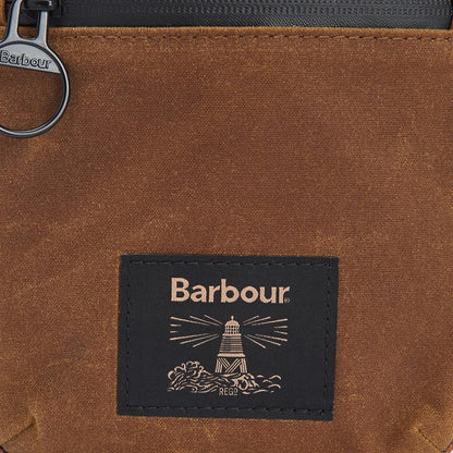Barbour Field Wax Crossbody Bag Tan/Black - The Sporting Lodge