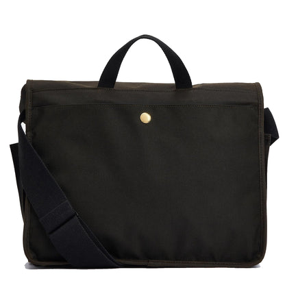 Barbour Field Wax Messenger Bag Olive - The Sporting Lodge