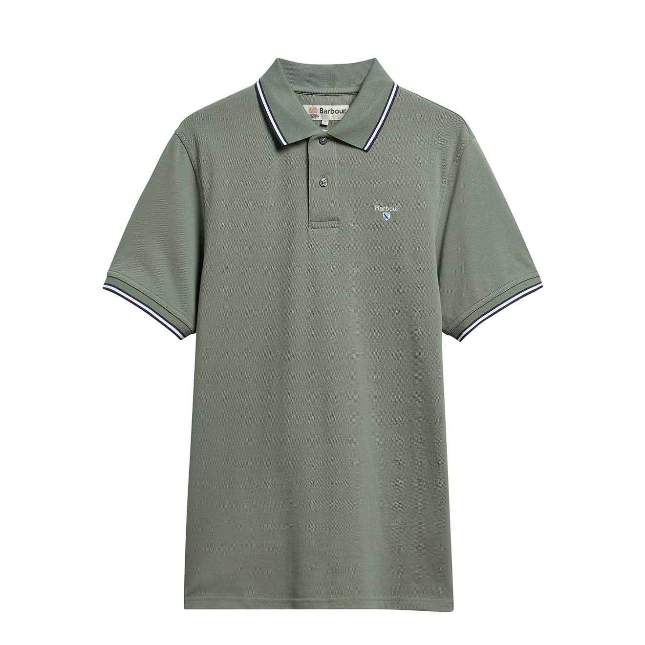 Barbour Fielding Tailored Polo Shirt Agave Green