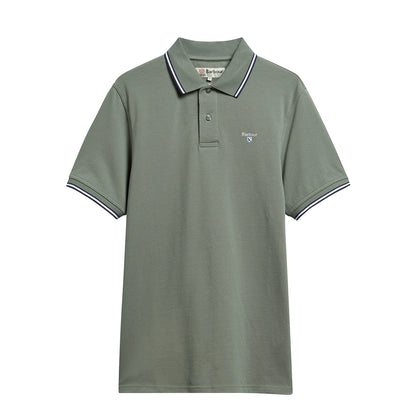 Barbour Fielding Tailored Polo Shirt Agave Green
