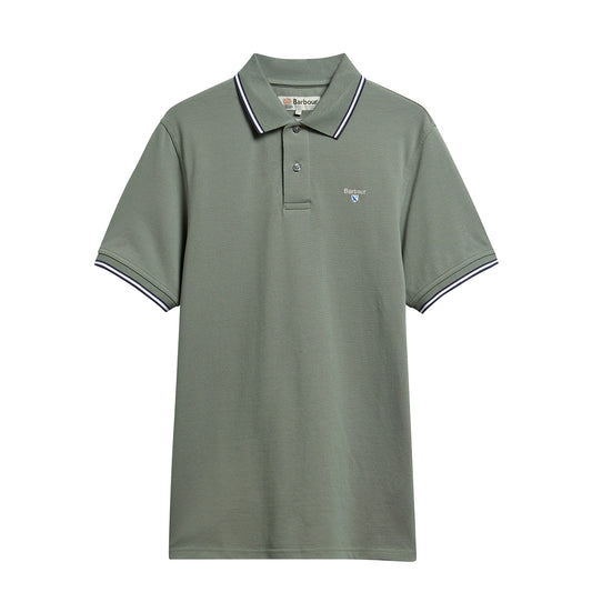 Barbour Fielding Tailored Polo Shirt Agave Green