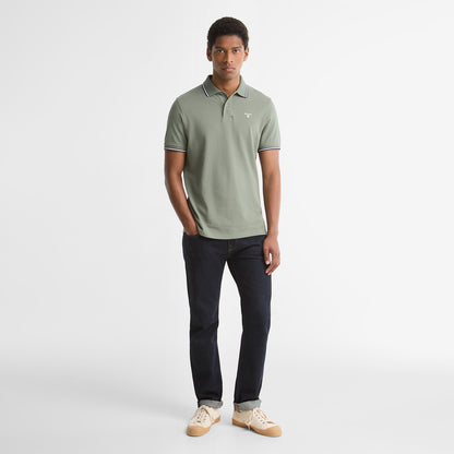 Barbour Fielding Tailored Polo Shirt Agave Green