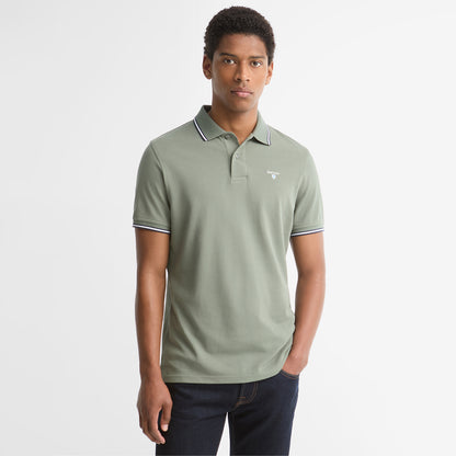 Barbour Fielding Tailored Polo Shirt Agave Green