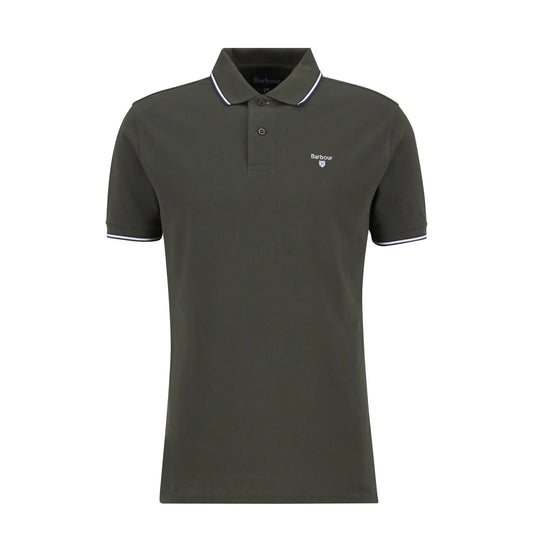 Barbour Fielding Tailored Polo Shirt Olive