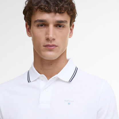 Barbour Fielding Tailored Polo Shirt White
