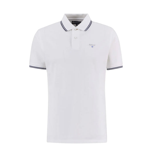 Barbour Fielding Tailored Polo Shirt White