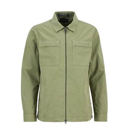 Barbour Glendale Overshirt Laurel Green - The Sporting Lodge
