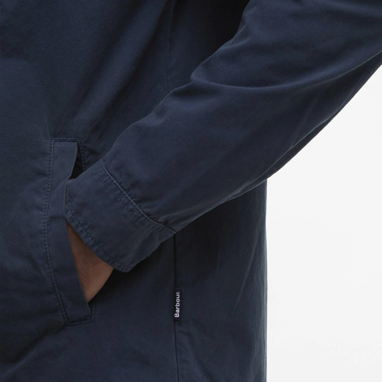 Barbour Glendale Overshirt Navy - The Sporting Lodge