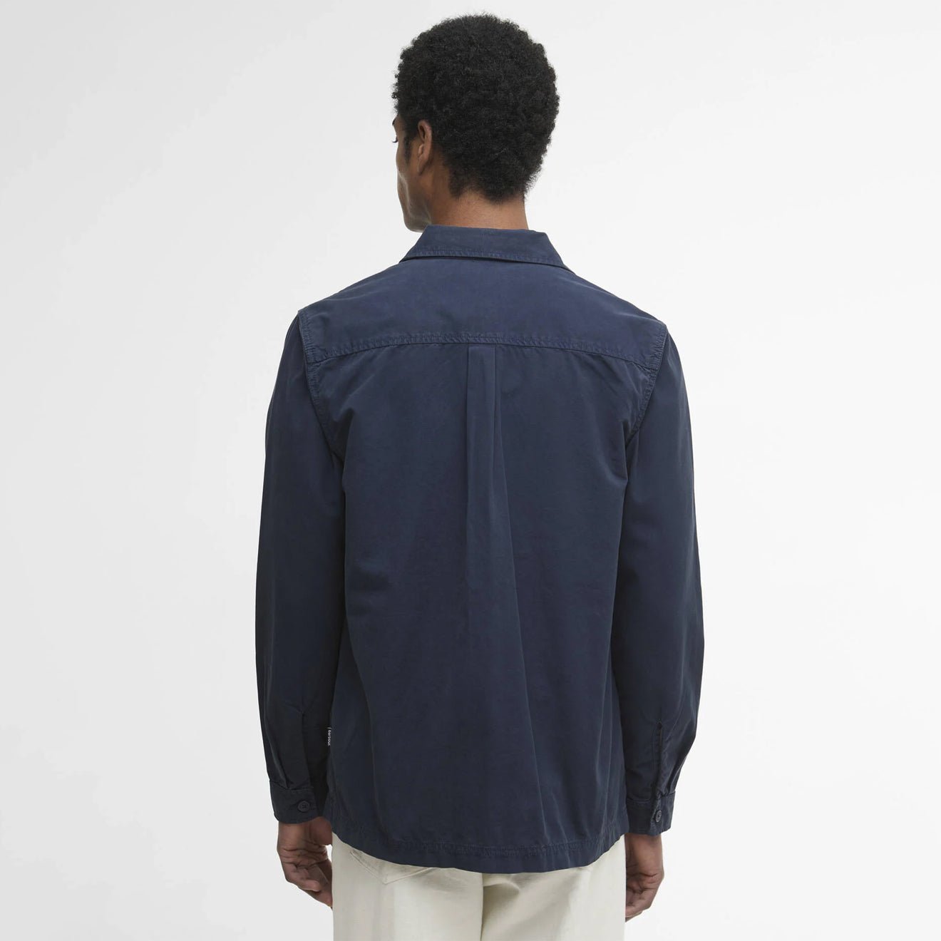 Barbour Glendale Overshirt Navy - The Sporting Lodge