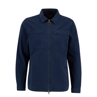 Barbour Glendale Overshirt Navy - The Sporting Lodge