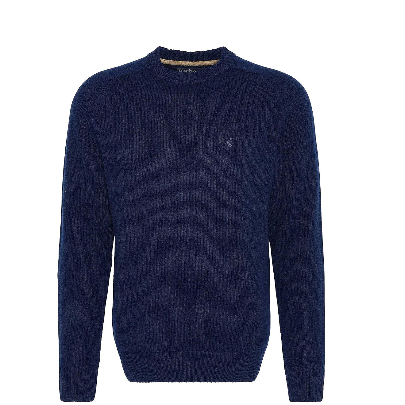 Barbour Grangetown Merino Crew Neck Sweater Navy - The Sporting Lodge