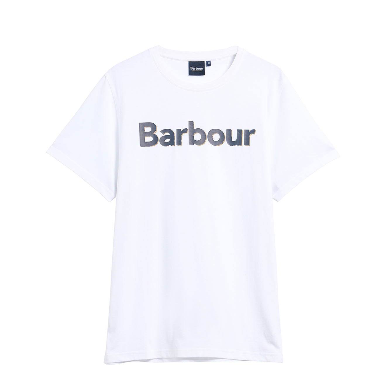 Barbour Halstow Logo Tailored T-Shirt White