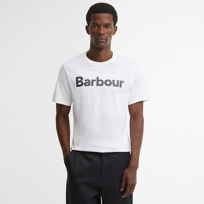 Barbour Halstow Logo Tailored T-Shirt White