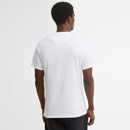 Barbour Halstow Logo Tailored T-Shirt White