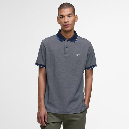Barbour Hanswell Tailored Polo Shirt Navy