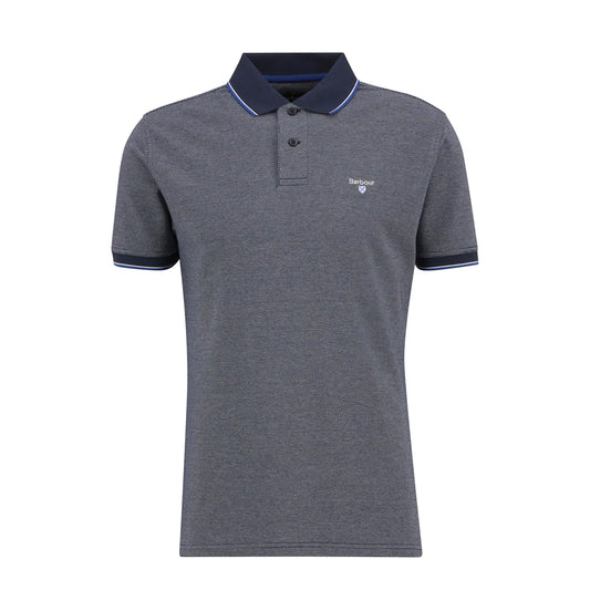 Barbour Hanswell Tailored Polo Shirt Navy - The Sporting Lodge