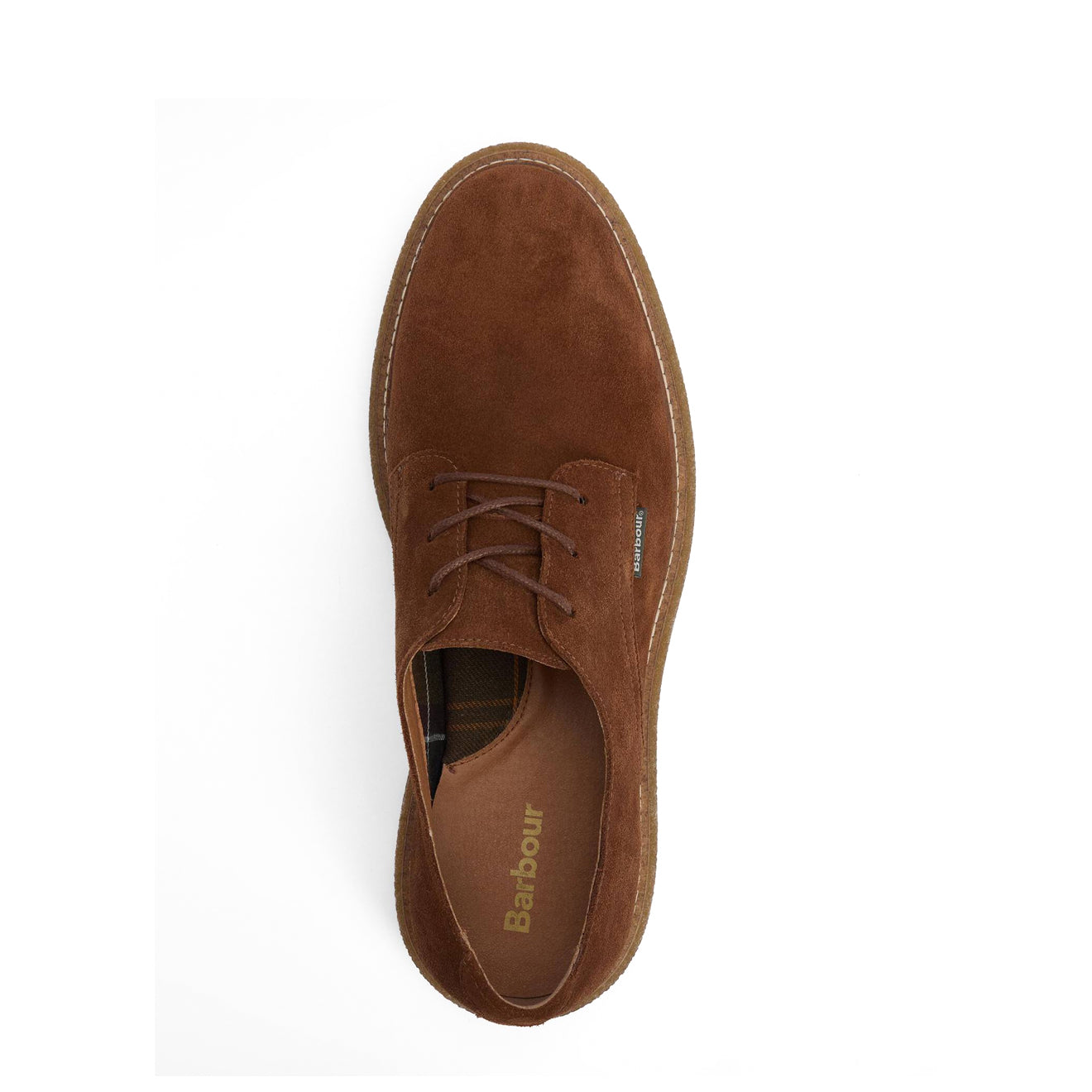 Barbour Harefield Derby Shoe Toffee Suede