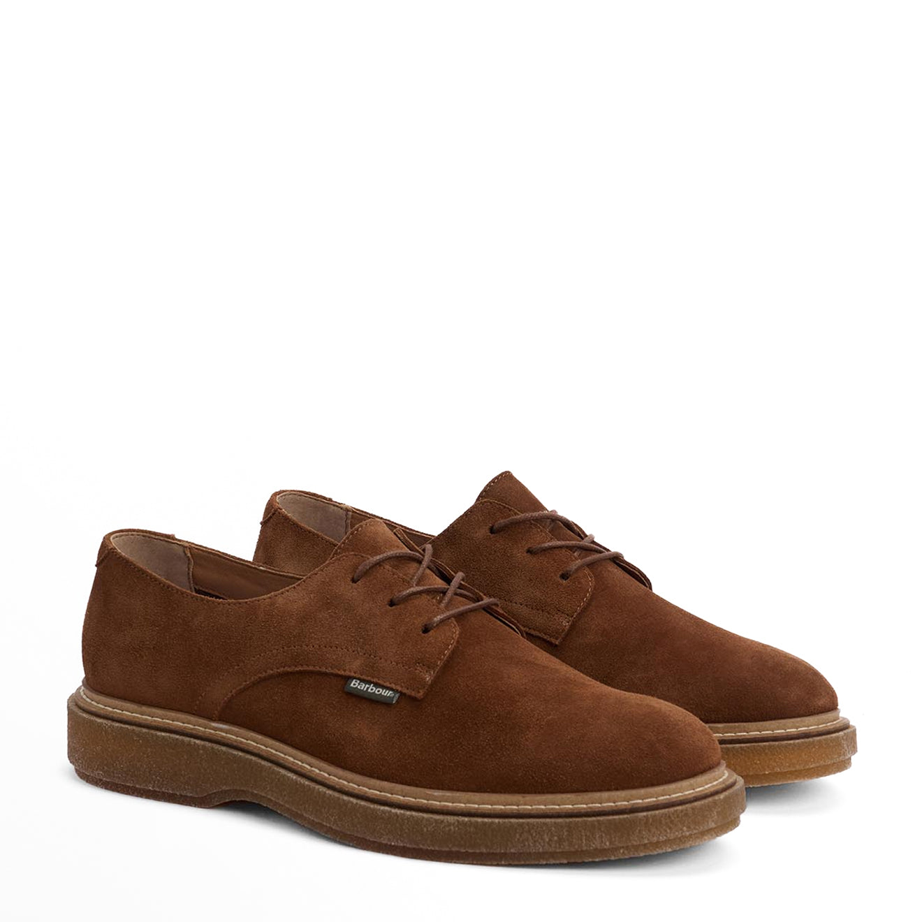 Barbour Harefield Derby Shoe Toffee Suede