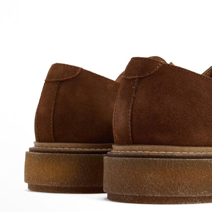 Barbour Harefield Derby Shoe Toffee Suede