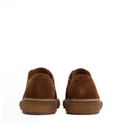 Barbour Harefield Derby Shoe Toffee Suede