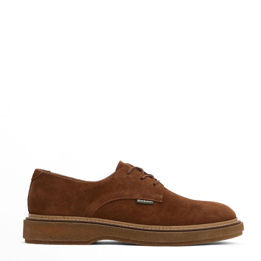 Barbour Harefield Derby Shoe Toffee Suede