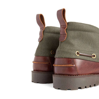 Barbour Harle Mid Chukka Boot Mahogany / Olive