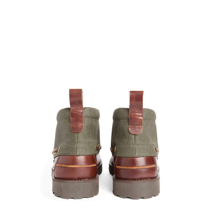 Barbour Harle Mid Chukka Boot Mahogany / Olive